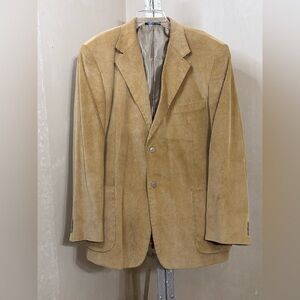 Scandia Woods Men's Tan Corduroy Blazer Sz 48